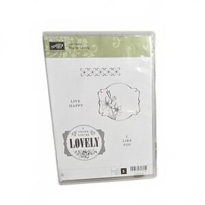 Stampin' Up! Sale - a - bration Stamp Set / Retired / You're Lovely